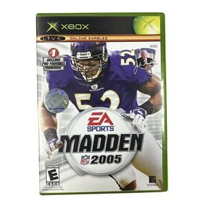 Madden NFL 2005 (Microsoft Xbox, 2004) Authentic, CIB, Tested